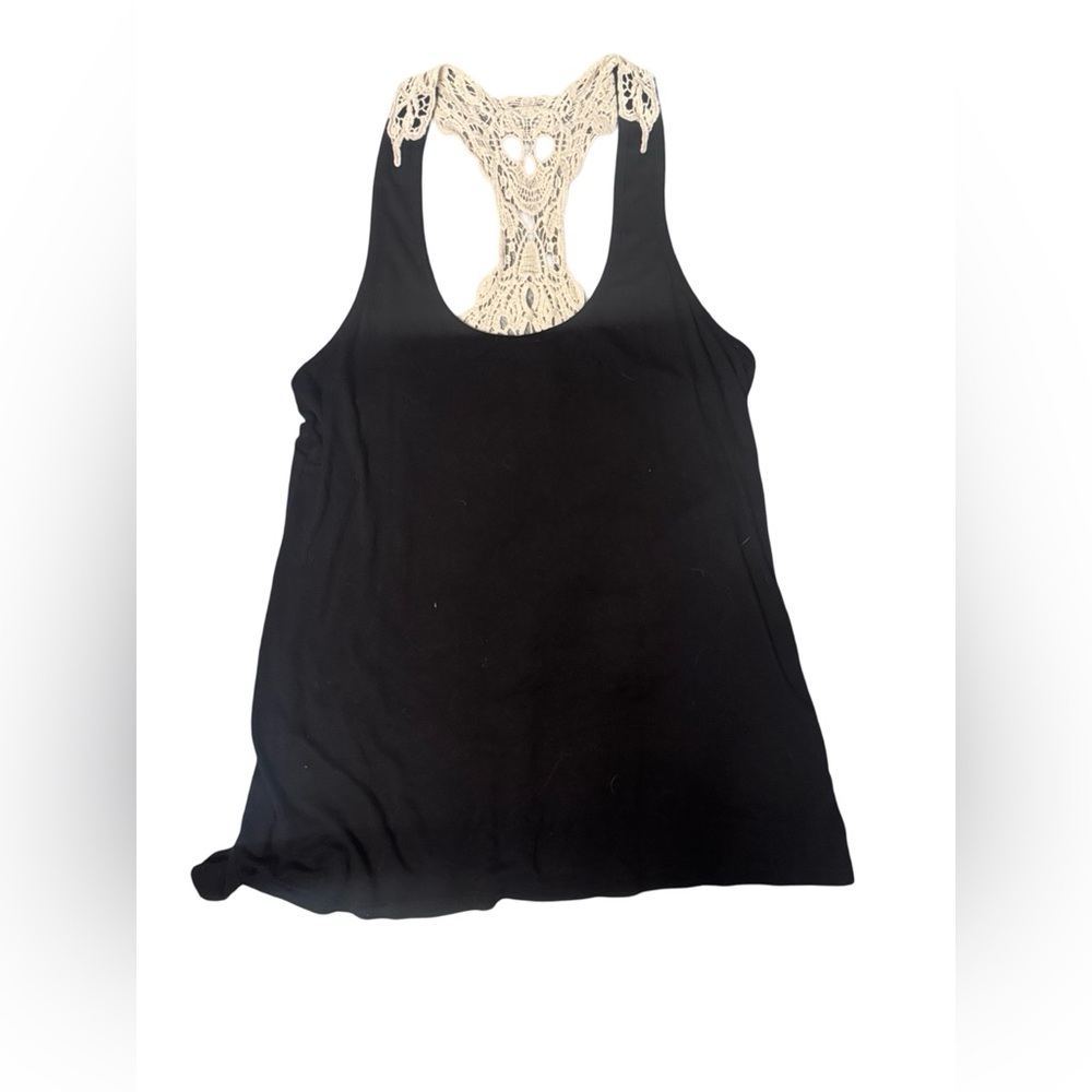 Skull Crochet Back Girls Tank Top